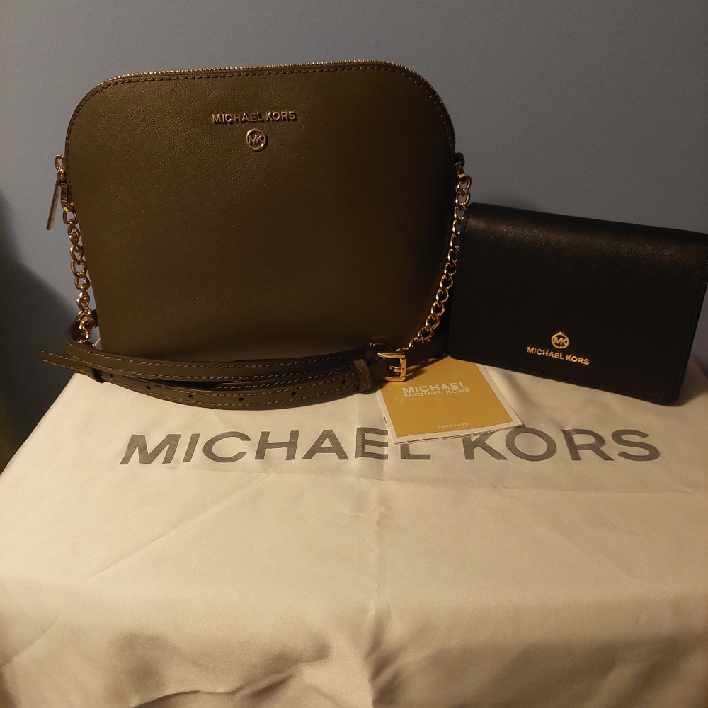 MK Crossbody Purse/wallet combo